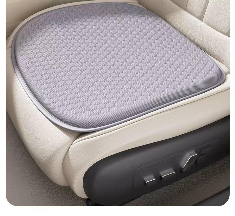 Car Summer Seat Cushion, Universal Cooling Pad for All Seasons, Ice Silk Seat Cushion, Car Ice Pad, Summer Ventilated and Breathable Cooling Seat Cushion