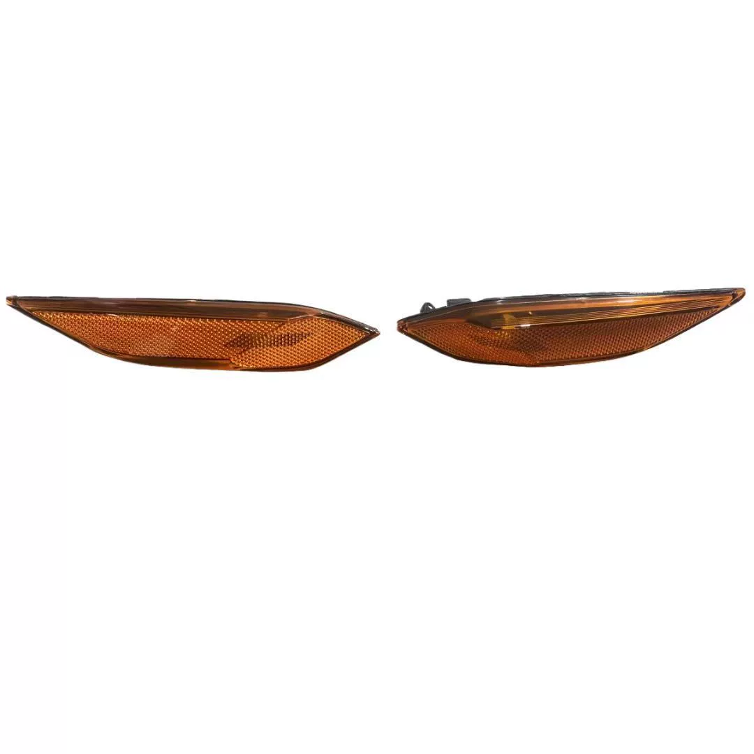 Подходит для 2011- 14 Porsche Cayenne угловой фонарь 95863107100 7200 правый желтый лист