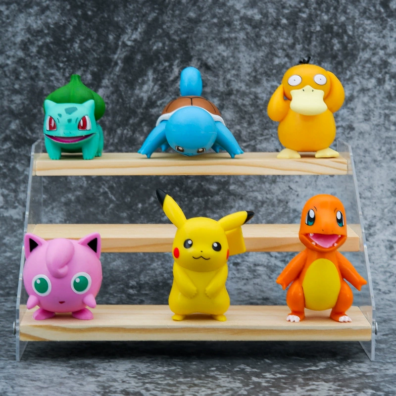 6 настольных фигурок Pokemon Q-версии, украшения, оптовая продажа, цельная доставка