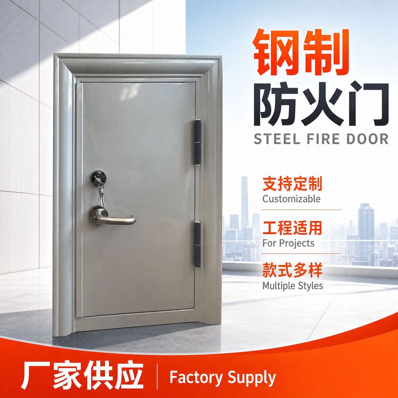 Fireproof Door Steel Fireproof Passage Door Steel Fireproof Partition Door Fire Escape Door Fire Engineering Fireproof