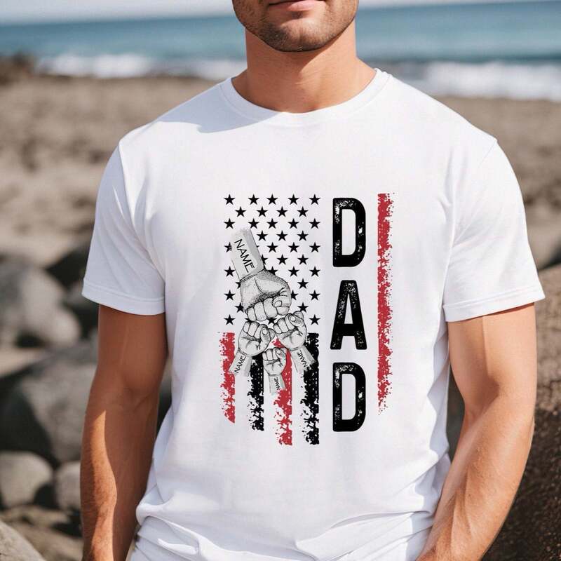 The Popular "Best Dad" Boxing Graphic T-Shirt, Which Can Be Printed with a Name, Is a Great Gift for the Best Father The Popular "Best Dad" Boxing Graphic T-Shirt, Which Can Be Printed with a Name, Is a Great Gift for the Best Father
