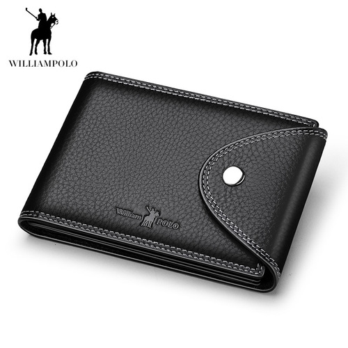 Emperor Paul Card Holder Men's Multifunctional First Layer Cowhide Men's Driver's License Leather Case Card Holder Genuine Leather Wallet Wholesale