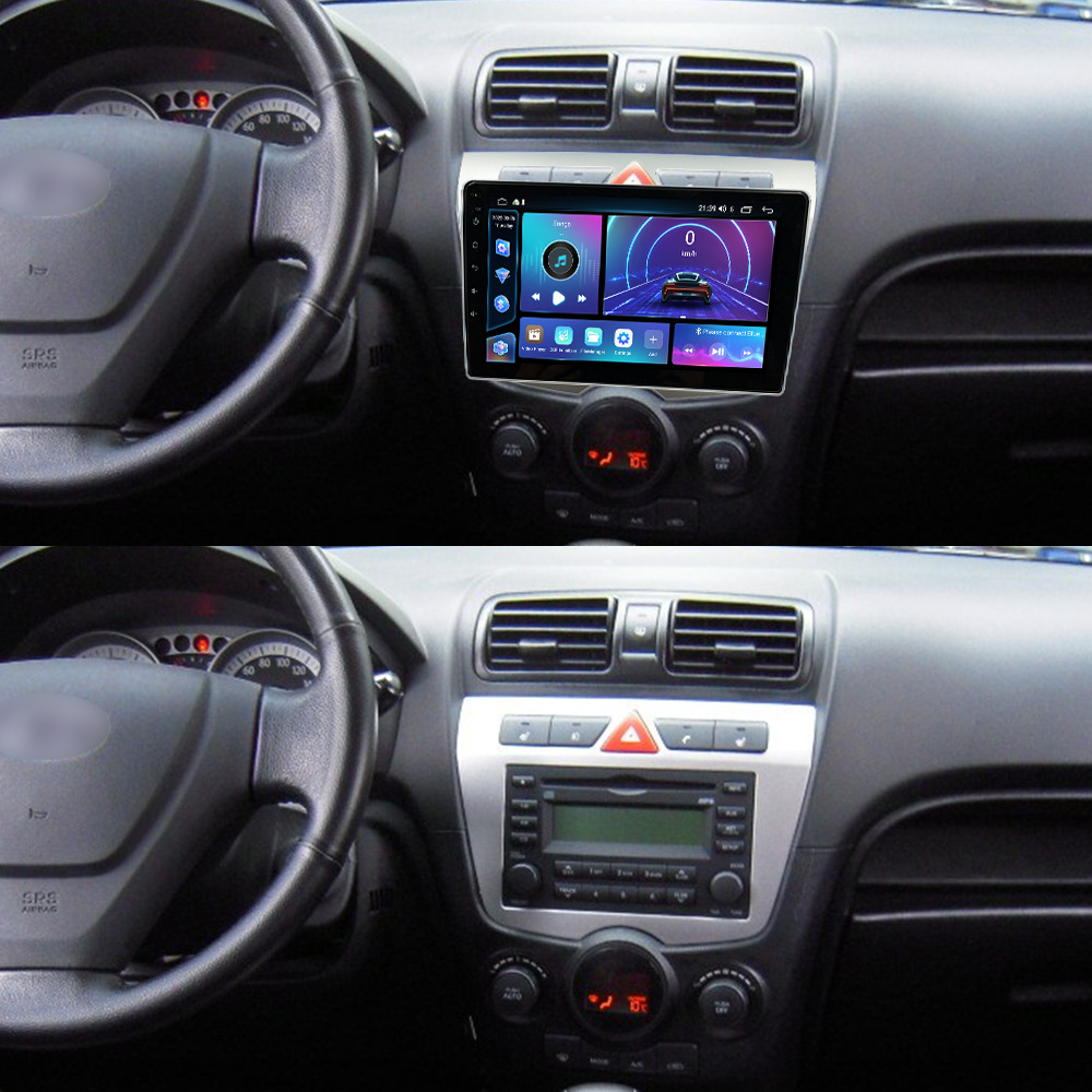 Aplicable a 08 - 10 años Kia Good Morning Android navegación integrada Fang Yitong cuatro núcleos / motor de ocho núcleos