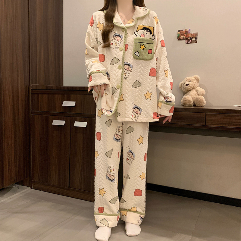 かわいいクレヨンしんちゃん空気綿のパジャマ