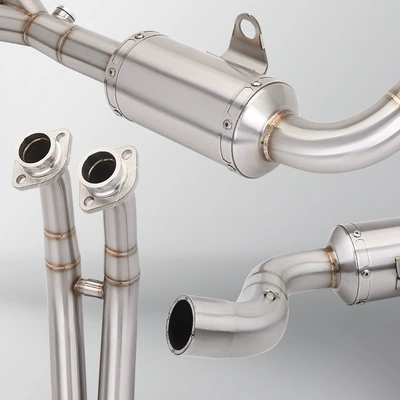 Section Full Section Modification — Motorcycle exhaust pipe