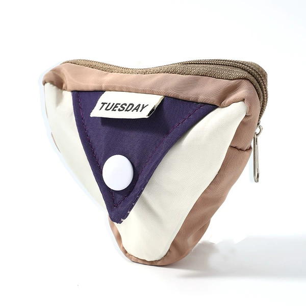 Purple coffee/triangular bag