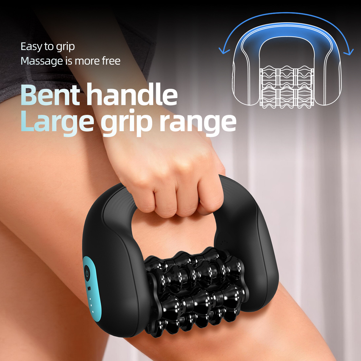 Amazon Rolling Percussion Massager Full Body Relief Deep Tissue Muscle Relaxation Fascia Gun Roller Massager