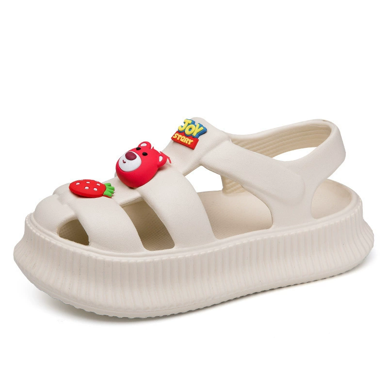 Трансграничные толстые подошвы женские сандалии спот оптом новые наружные студенческие сандалии EVA цельный формованный сандалии