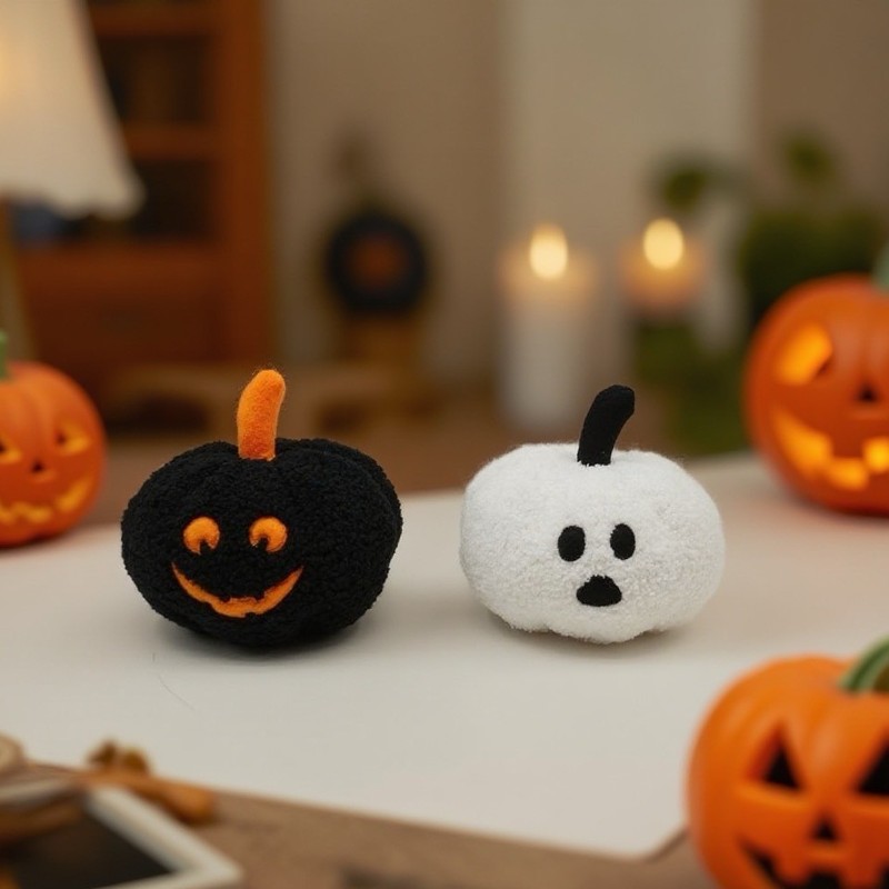 ハロウィンカボチャ枕ぬいぐるみミイラ人形クロスボーダーハロウィン装飾装飾品カラフルなおもちゃ|undefined