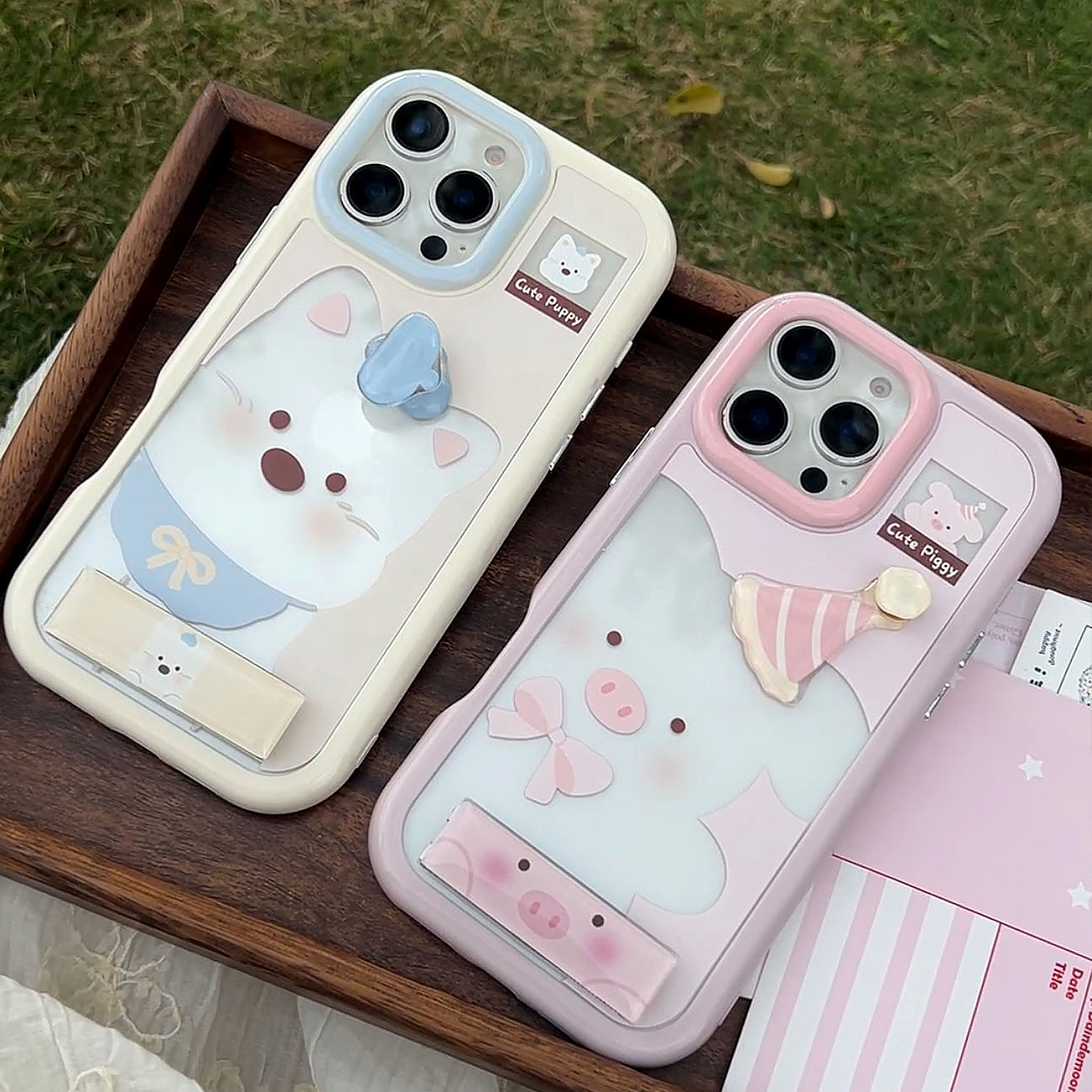 Divertido dibujo de dibujos animados lindo West Highland para Apple 15ProMax funda para teléfono móvil 16Pro berenjena 14/13 nuevo 16PM