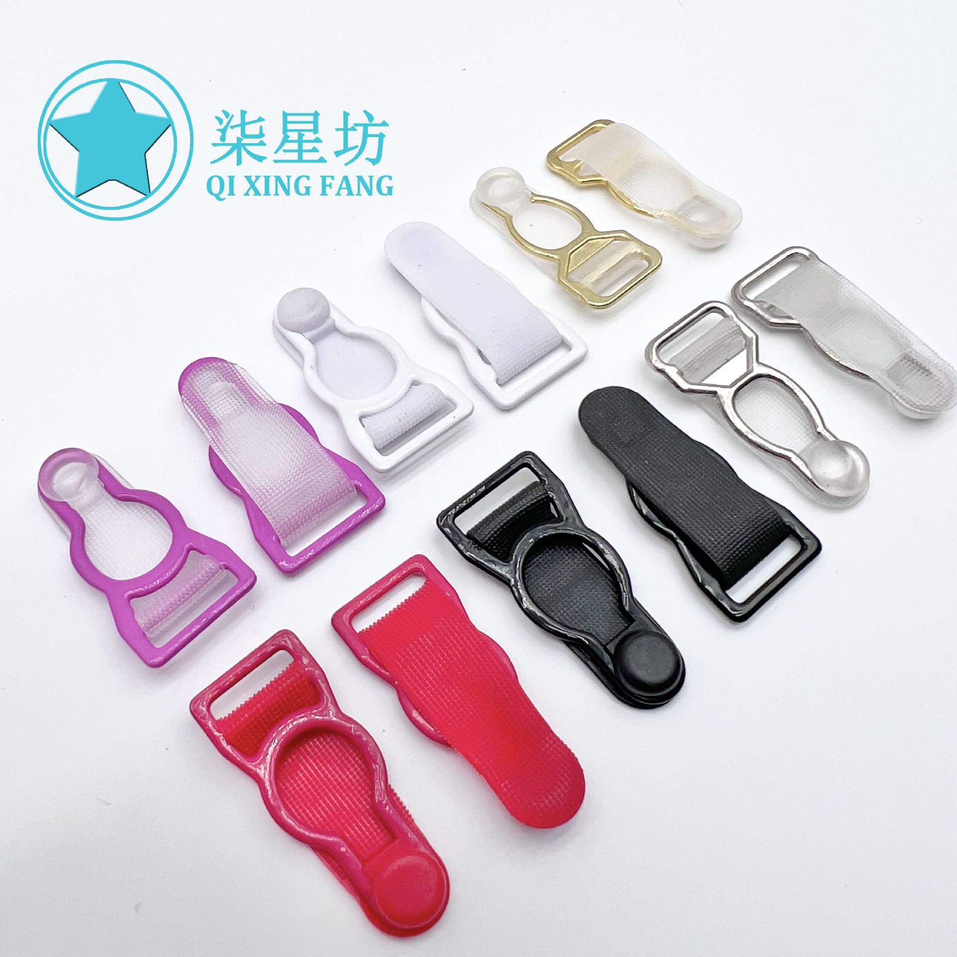 Color mayorista japonés en forma de O oro plata ajuste de botón de calcetín botón de boca de pato accesorios de ropa