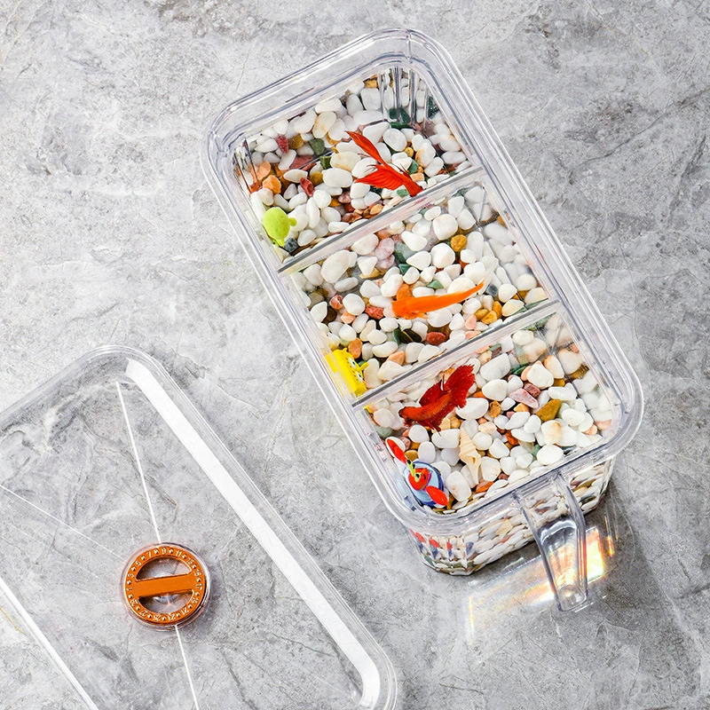 Пластиковый аквариум экологический декоративный маленький рабочий стол мини-аквариум для создания высокого уровня прозрачной черепахи