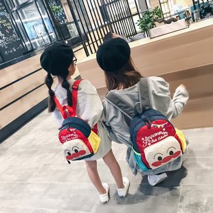 Kindergarten cartoon children's schoolbag boys and girls primary school girls backpack leisure parent-child tide bag a generation of hair