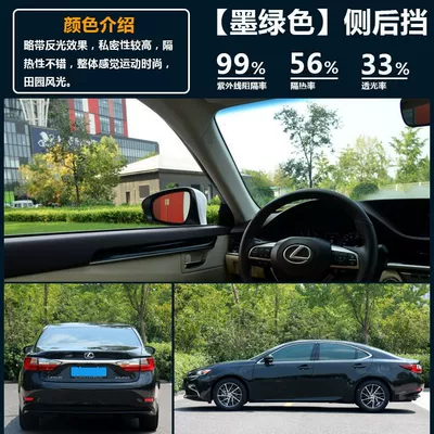 film car front windshield heat – Automotive Film - 50cm-x15-m-long-high-thermal-insulation-dark-green-side-rear-gear
