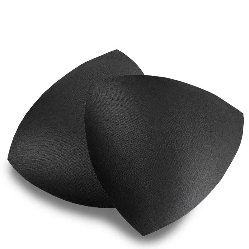 Factory direct sales sports underwear chest pad triangle cup sponge insert yoga swimwear special chest pad accessories bra