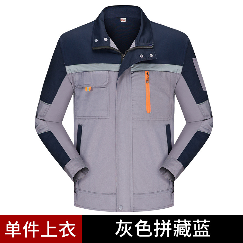 Trajes de trabajo primavera y otoño hombre chaqueta de manga larga desgaste taller de reparación de automóviles reflector ingeniería de protección laboral personalizada