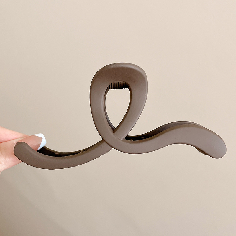 Alto Grado de gran tamaño horquilla para las mujeres 2024 nueva cabeza clip pelo volumen tiburón clip tocado horquilla