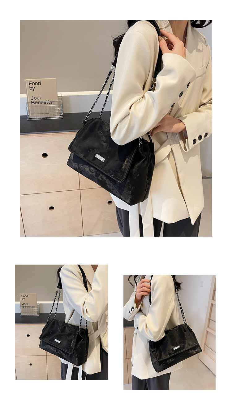 Large capacity for 2024 autumn/winter new fashionable niche women's texture chain single shoulder crossbody tote bag_voghion.com