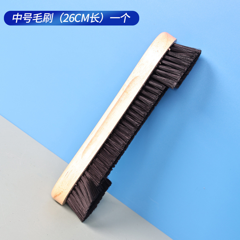 A medium bristle brush