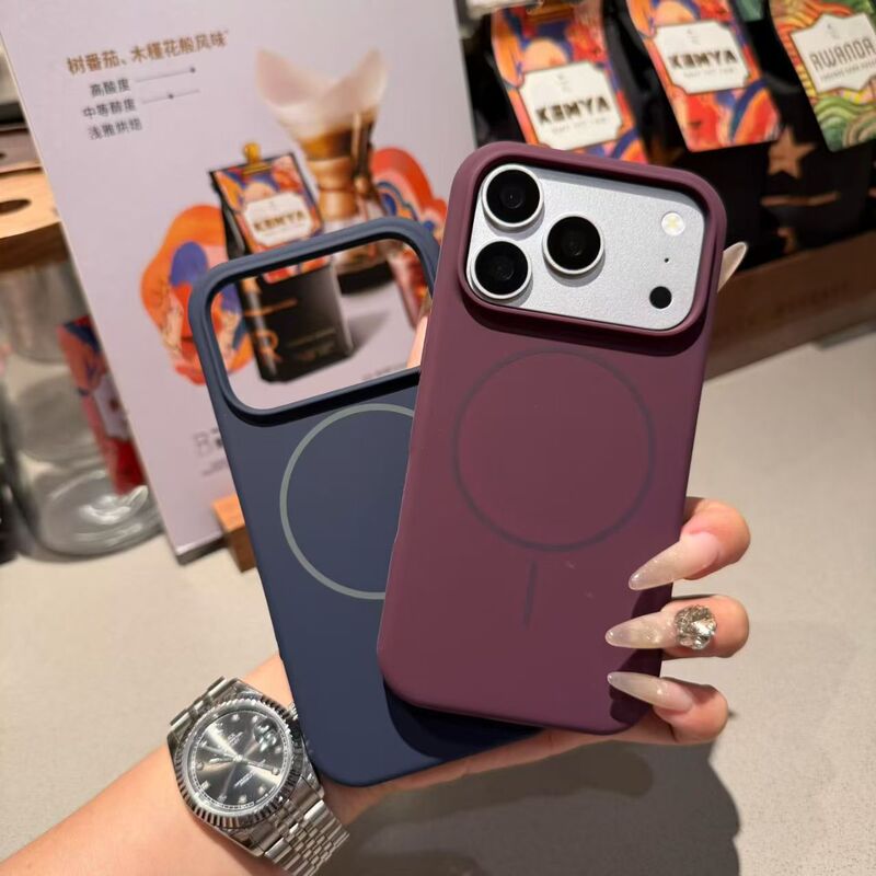 Suitable for Iphone18Promax Mobile Phone Case with Integrated Camera Ai Button Liquid Silicone Magnetic Suction for Apple 17/16 Suitable for Iphone18Promax Mobile Phone Case with Integrated Camera Ai Button Liquid Silicone Magnetic Suction for Apple 17/16