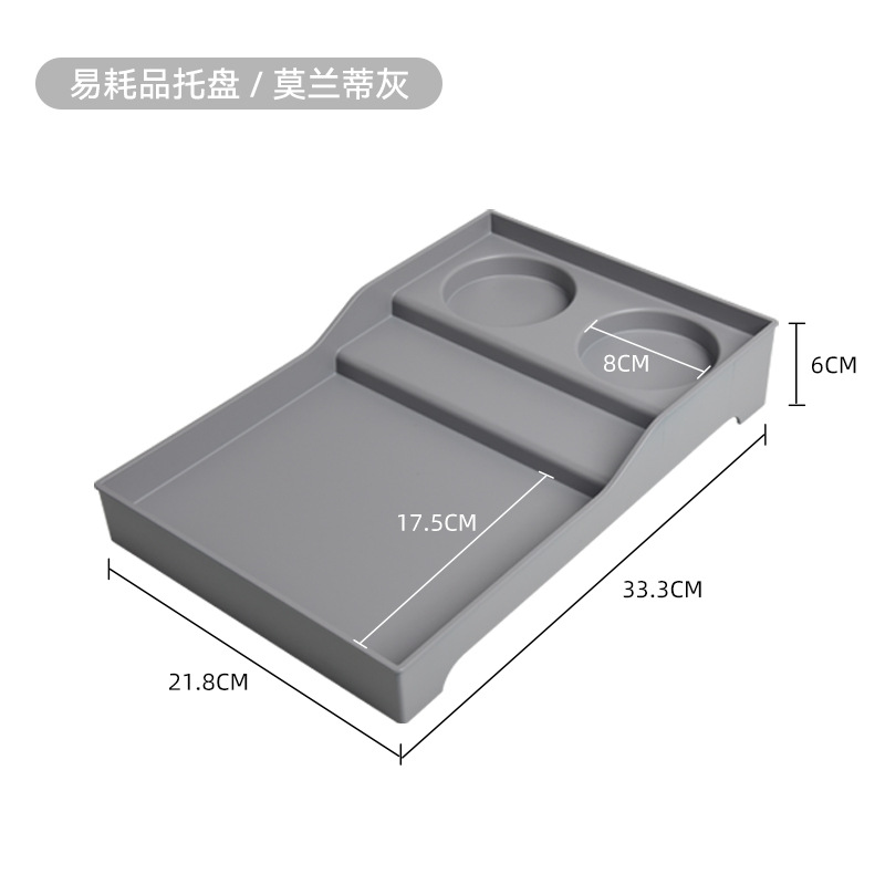 Hotel todo el año similar a la caja de artículos de dientes grises, artículos de tocador, caja de almacenamiento de baño, caja de artículos de tocador, caja de cajones