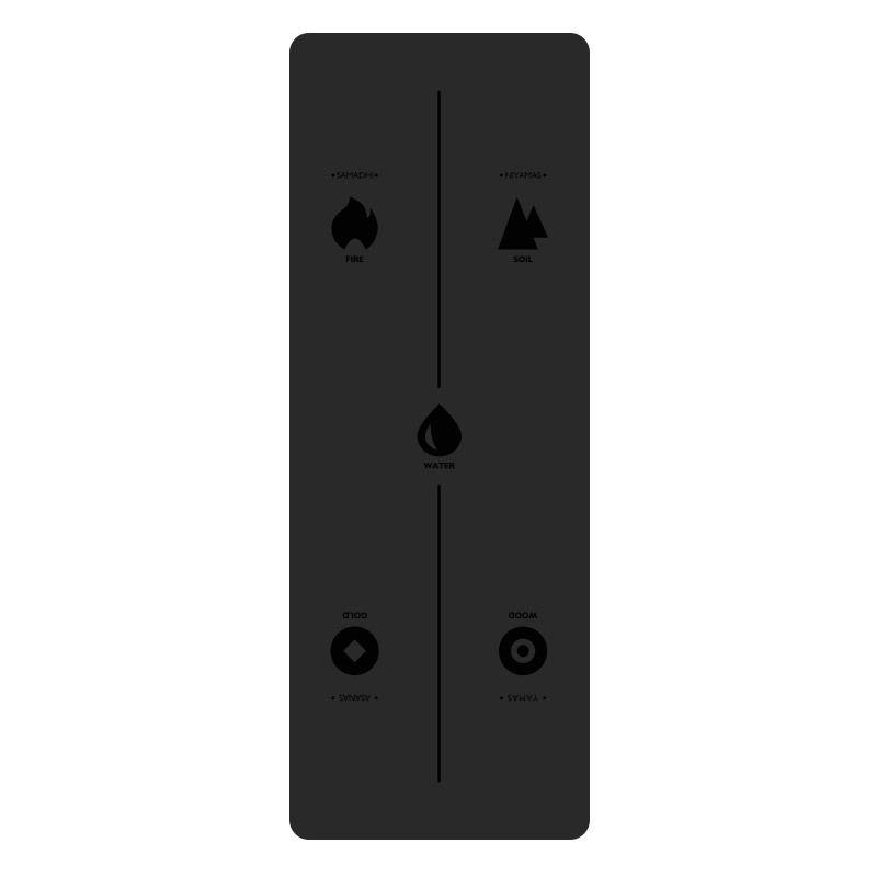 5mm 5 줄 버전 블랙