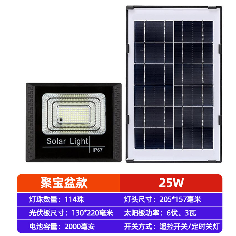 品业太阳能投光灯户外庭院灯超亮照明室外感应大功率新农村路灯|undefined