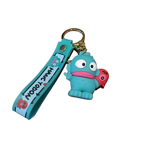 New Clownfish Cartoon Keychain Cute Hando HangYodon Figure School Bag Hook Car Keychain