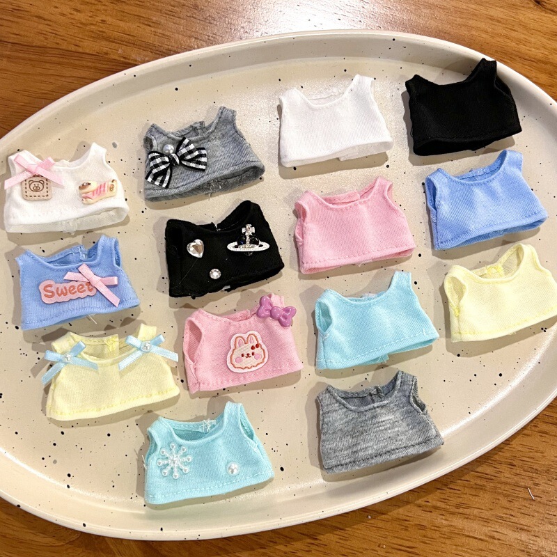 [Only Baby Clothes] New Small Vest Baby Clothes with Matching Accessories Suitable for Long-Legged Kitty Dress-Up and Matching Baby Clothes