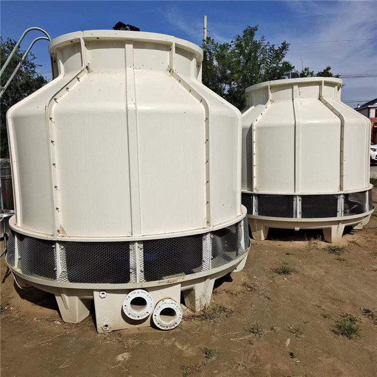现货二手圆形逆流式冷却水塔电力降温散热设备凉水塔工业制冷设备