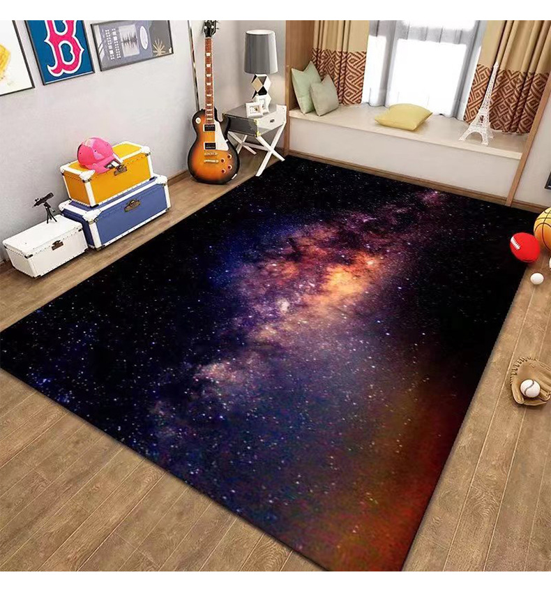 星空地毯,璀璨宇宙地毯,客厅地毯,满铺地毯