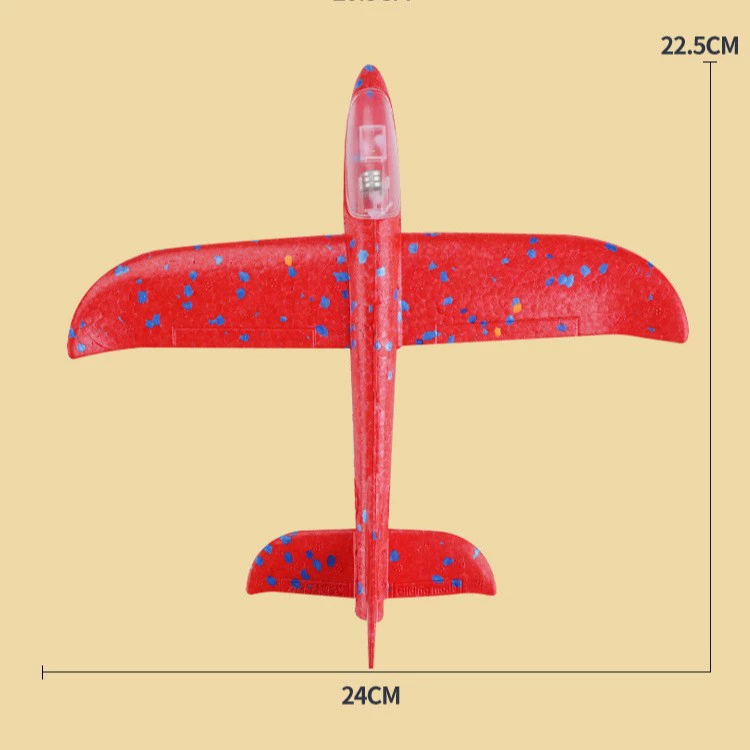 Airplane, travel toy from foam, glider