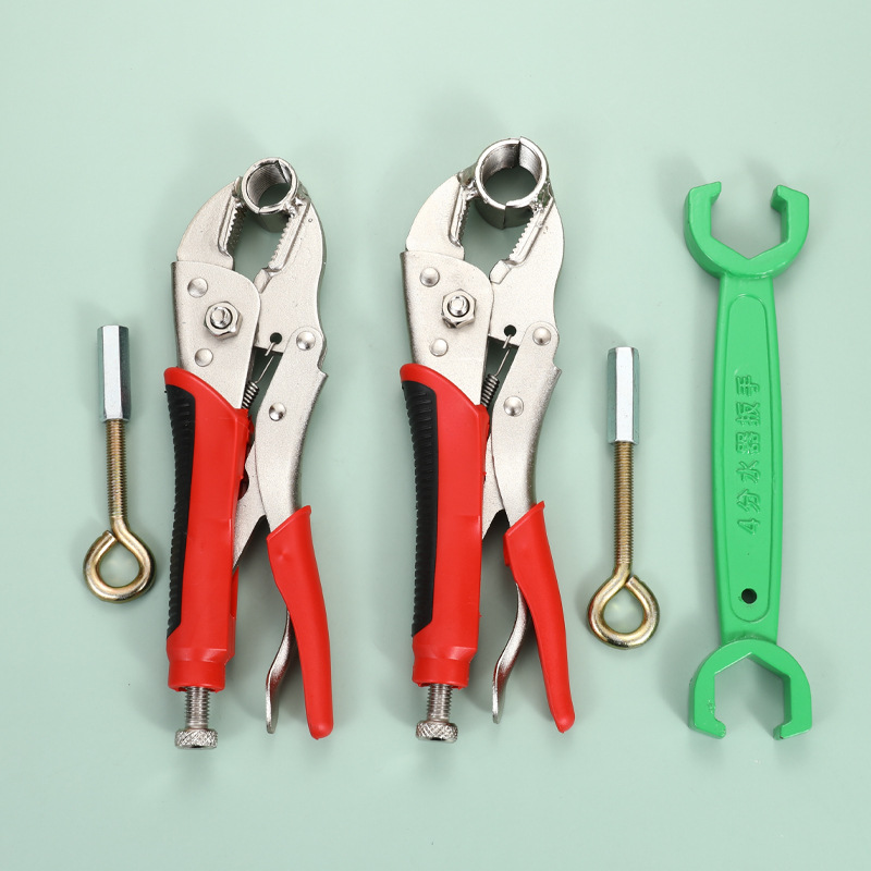 Alicates de calefacción por suelo radiante manual herramienta de desmontaje del tubo de calefacción fuerte alicates hogar separador de agua llave de instalación