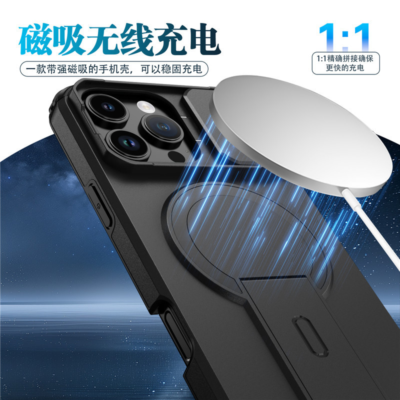 跨境MOTO G Power腾飞磁吸支架手机壳G Stylus镜头全包防摔保护套