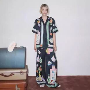 New Spring Resort Loungewear�羳���L�ǟ���ӡ������ɼ�ѝ��Ů