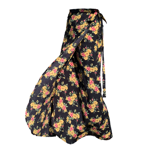 Floral half-length dress for women's summer new Bohemian hip skirt with lace chiffon one-piece half-length skirt