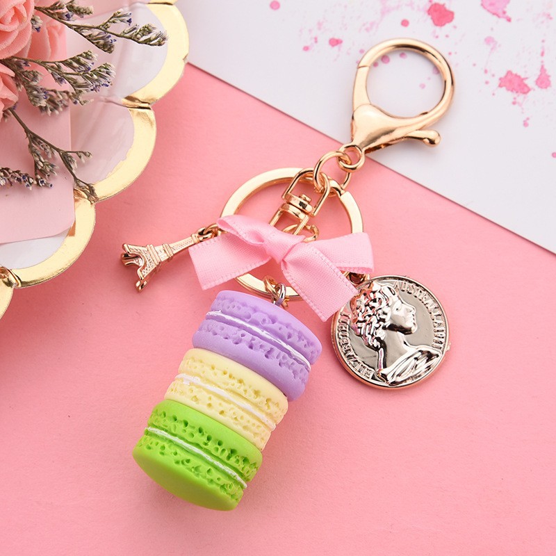Holiday, Daily Occasion Cute Color Block Resin Women's Bag Pendant Keychain