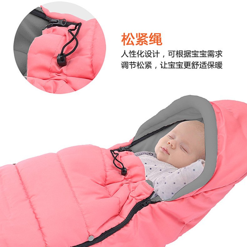 Saco de Dormir Térmico para Cochecito de Bebé Yoyo de Vellón Polar Cortavientos para Invierno image 4