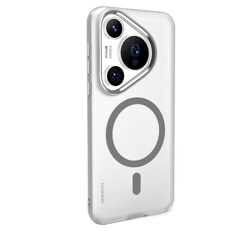 Huawei Pura80Ultra 磁気携帯電話ケースに適した肌の感触のつや消し半透明 p80pro 落下防止保護カバー p80|undefined