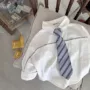 儿童字母宝宝新款白衬衣