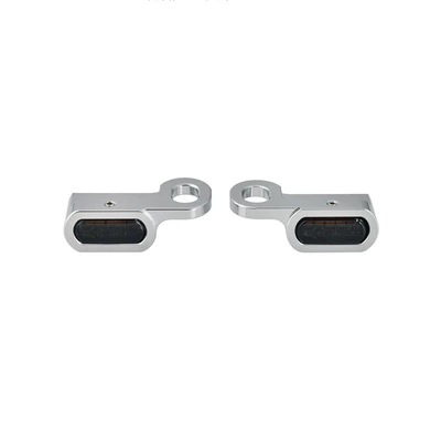 Harley Glide Handlebar Indicator Led Turn Signal Harley Touring Series Mini Driving Light Signal Turn (Dönmə işıqları) - electroplated-tea-shell