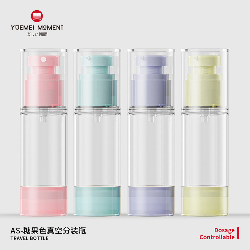 Candy color AS vacuum bottle 30ml travel cosmetics sub-bottle press Toner Spray bottle vacuum lotion bottle Candy color AS vacuum bottle 30ml travel cosmetics sub-bottle press Toner Spray bottle vacuum lotion bottle