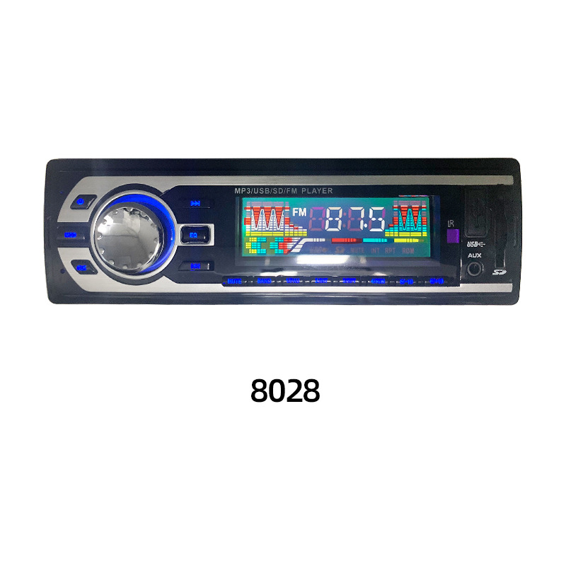 Reproductor de control de voz MP3 Bluetooth manos libres enchufable tarjeta TF doble radio de música sin pérdida U