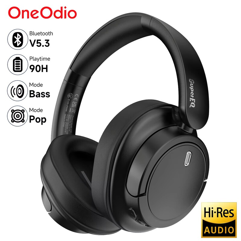Oneodio Supereq V16 Wireless Bluetooth 5.3 Headset Stereo Wired Sports Headset Export Hot Model Oneodio Supereq V16 Wireless Bluetooth 5.3 Headset Stereo Wired Sports Headset Export Hot Model