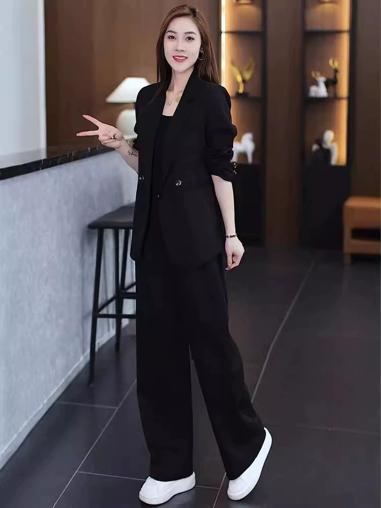 Classic suit, set, (Physicals), plus size, high-quality style