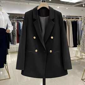 气质白色西装外套女年早春新款韩版英伦风质感小西服上衣