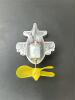Yellow fan blades (three-light style) seven-color flashing thunder fighter