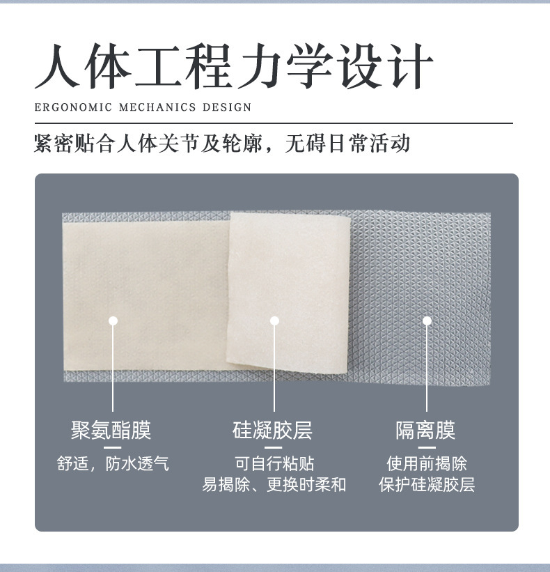 Silicone Gel Scar Tape Adhesive Patch for Scar Care External Use in use