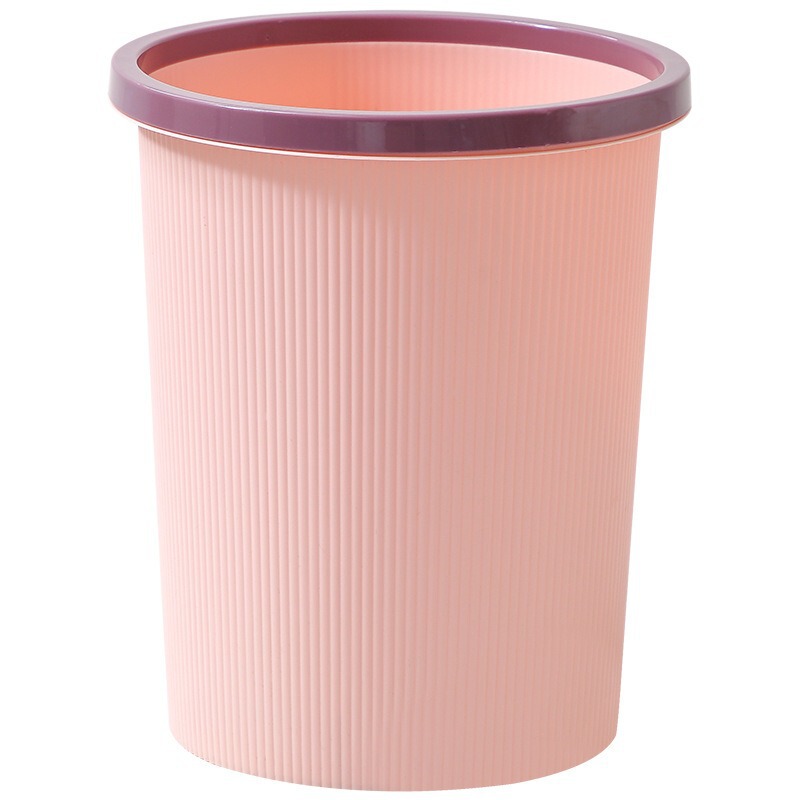 家庭用大型ゴミ箱キッチン浴室プラスチックシンプルごみかご圧輪無蓋客間厚ごみ筒|undefined