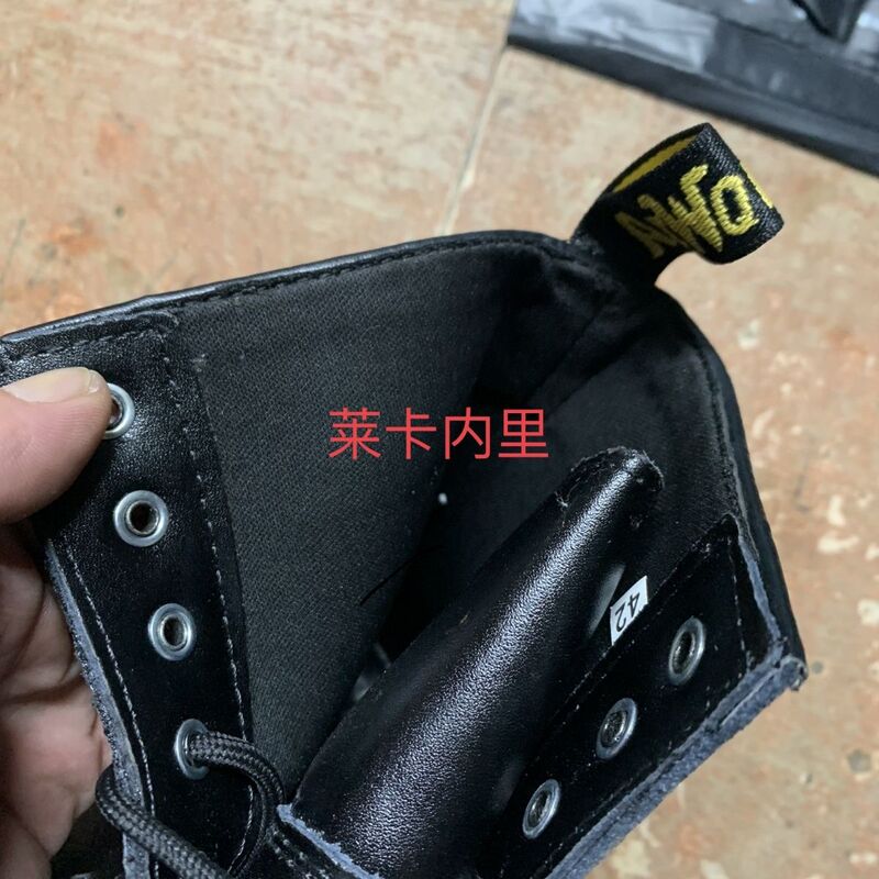 经典dr1460马丁靴同款情侣款英伦风高帮天伯伦黄靴增高防滑|undefined